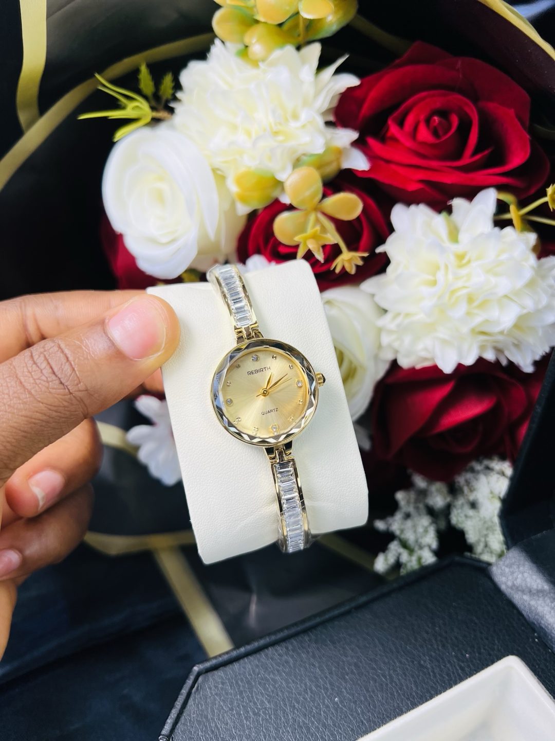 Rebirth gold ice holographic watch - Image 3