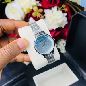 Rebirth light sea blue snow watch