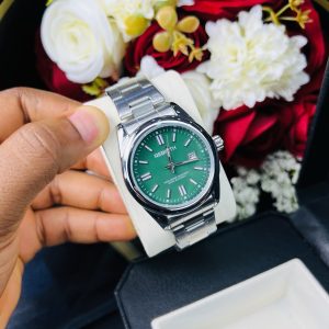 Rebirth green face male watch