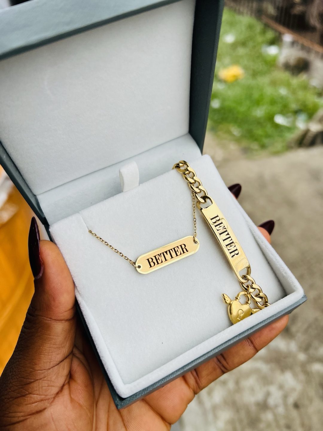 Engraved gold female combo - Image 3