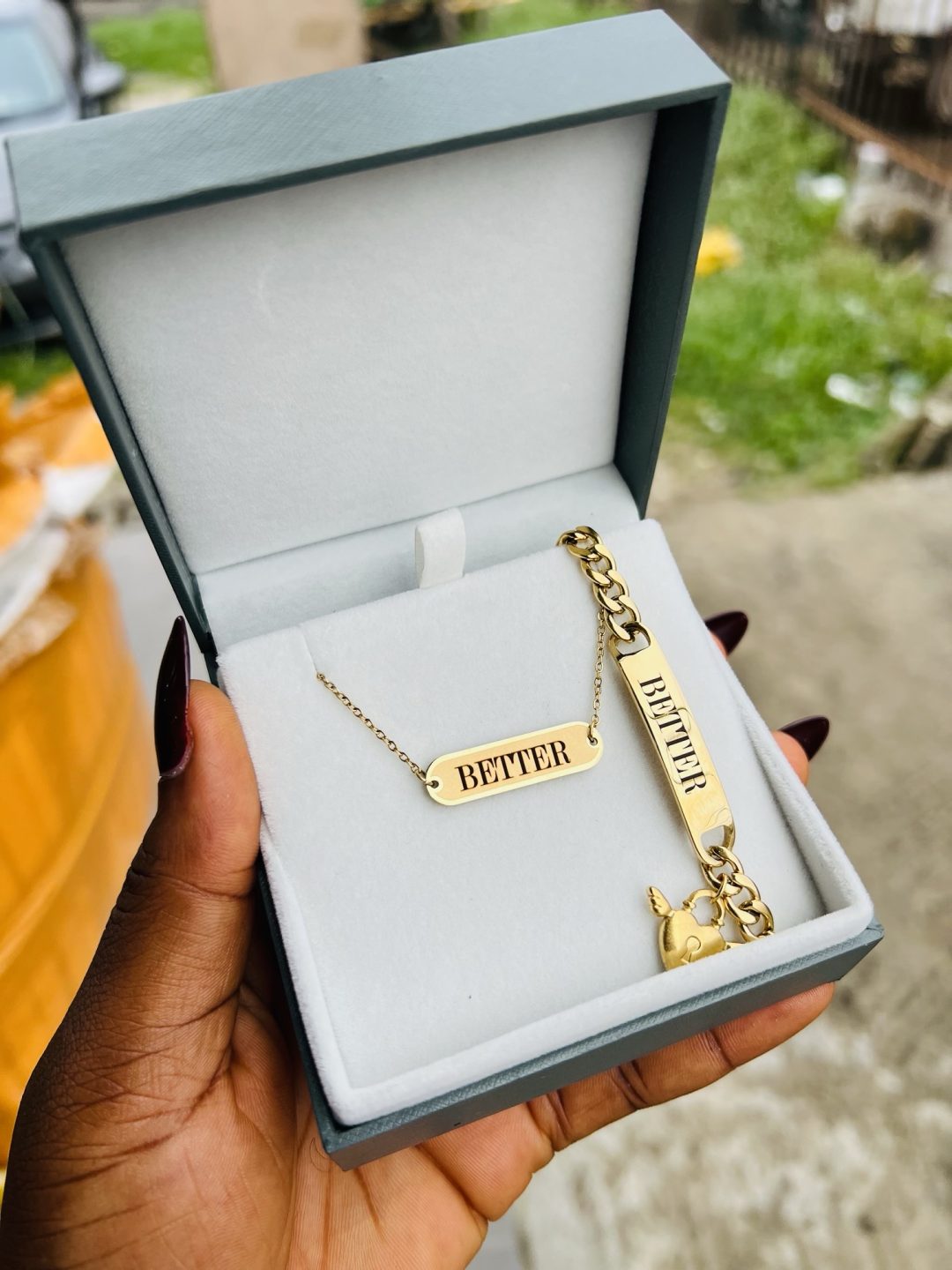 Engraved gold female combo - Image 2