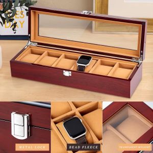 Six slot Formica watch organizer