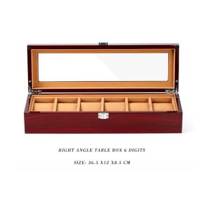 Six slot Formica watch organizer