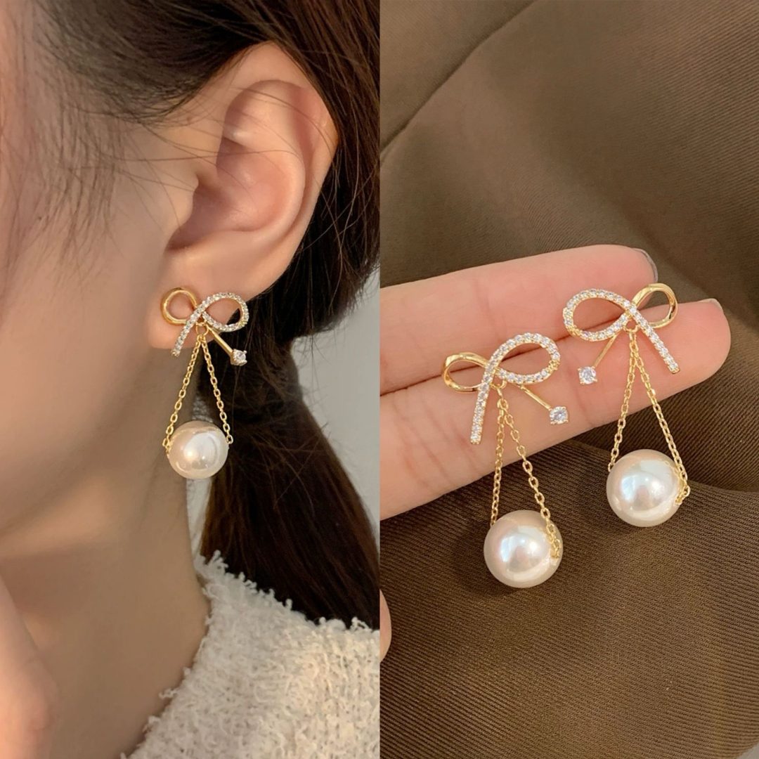 Korean statement earrings 014