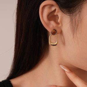 Korean statement earrings 005