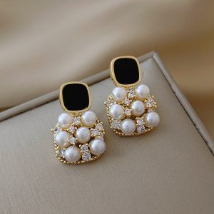 Korean statement earrings 006