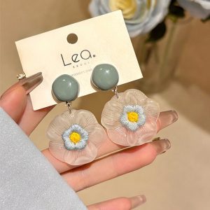 Korean statement earrings 004