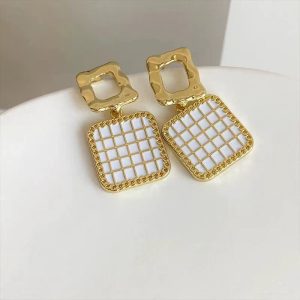 Korean statement earrings 015