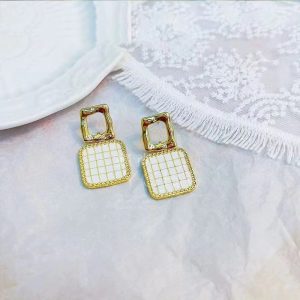Korean statement earring 043
