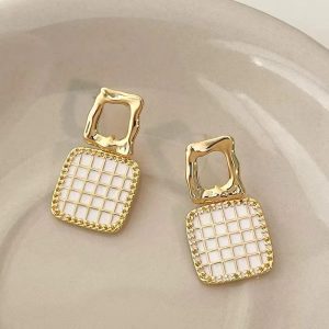 Korean statement earring 043