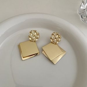 Korean statement earring 042