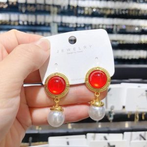 Korean statement earring 039