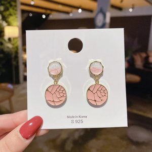 Korean statement earring 038
