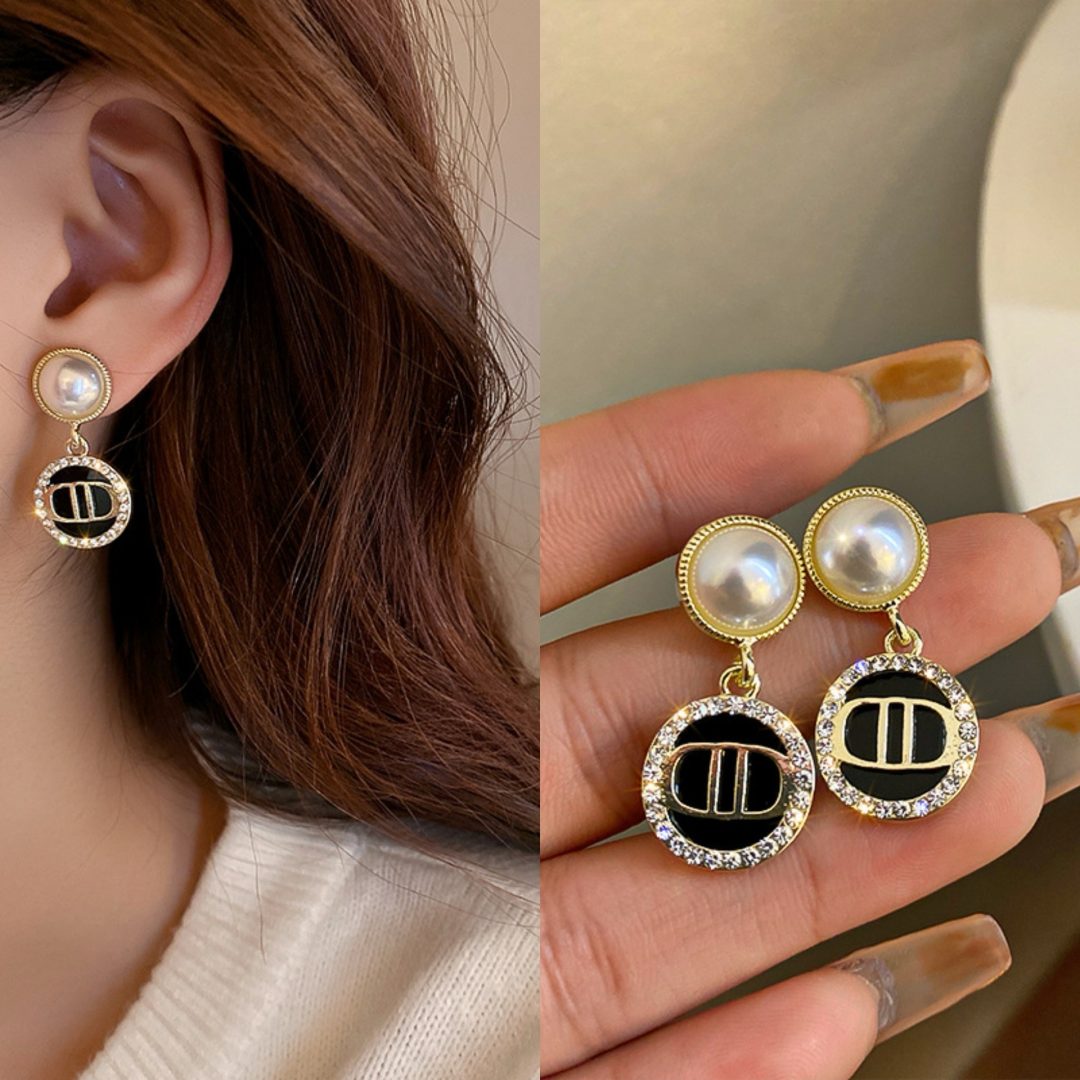 Korean statement earrings 020 - Image 2