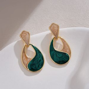 Korean statement earring 028
