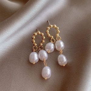 Korean statement earring 029