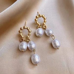Korean statement earring 029