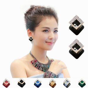 Korean statement earrings 018