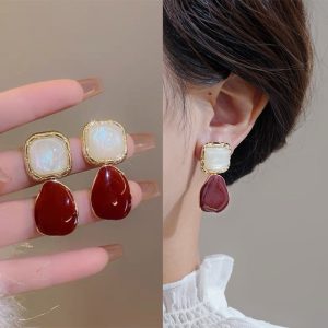 Korean statement earrings 019