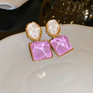 Korean statement earring 045