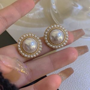 Korean statement earring 076