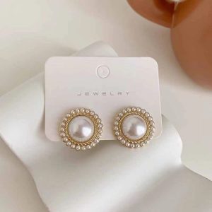 Korean statement earring 076