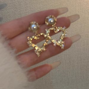 Korean statement earring 075