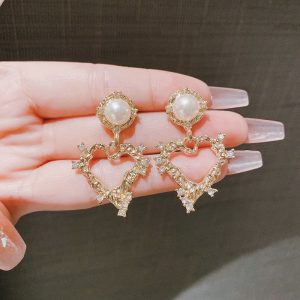 Korean statement earring 075