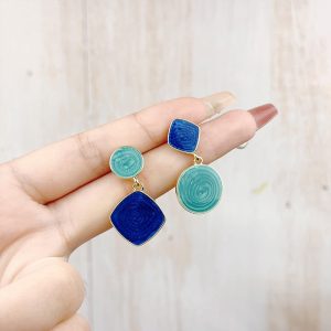 Korean statement earring 074