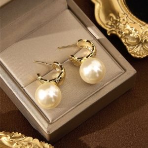 Korean statement earring 057