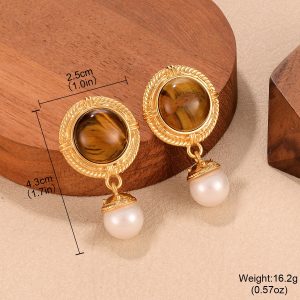 Korean statement earring 055