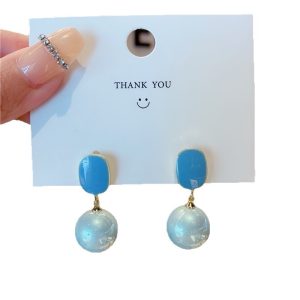 Korean statement earring 047