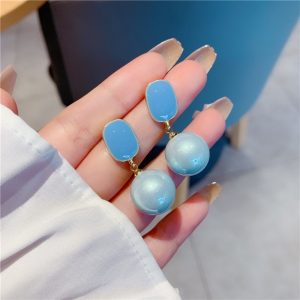 Korean statement earring 047