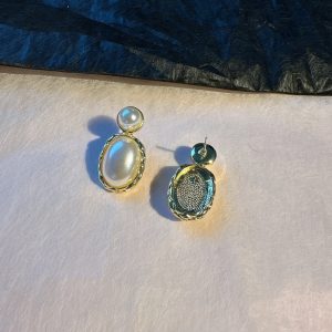 Korean statement earrings 048