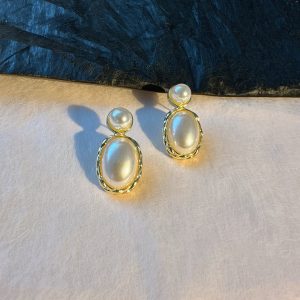 Korean statement earrings 048
