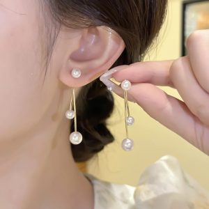 Korean statement earring 046