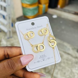 Gold twisted complete set