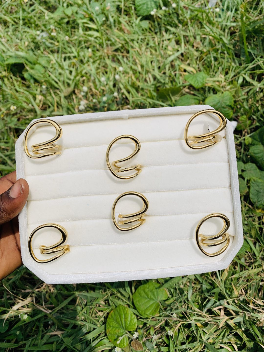A piece of Fifi steel ring size 9