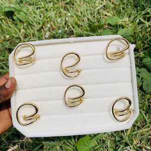 A piece of Fifi steel ring size 9