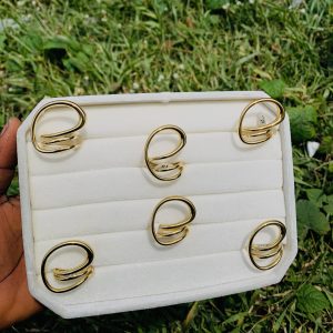 A piece of Fifi steel ring size 10