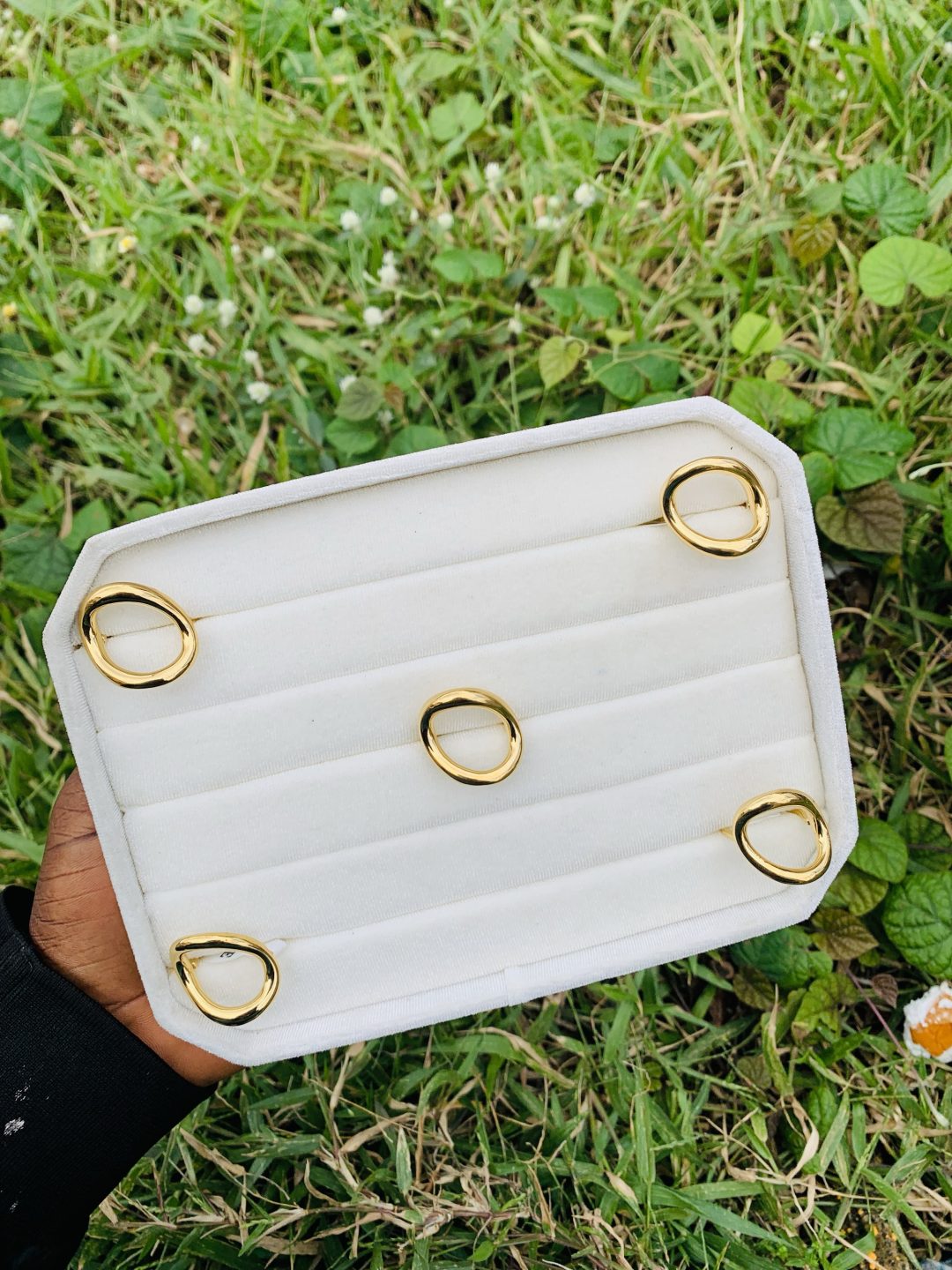 Stainless steel ring size (9) 003