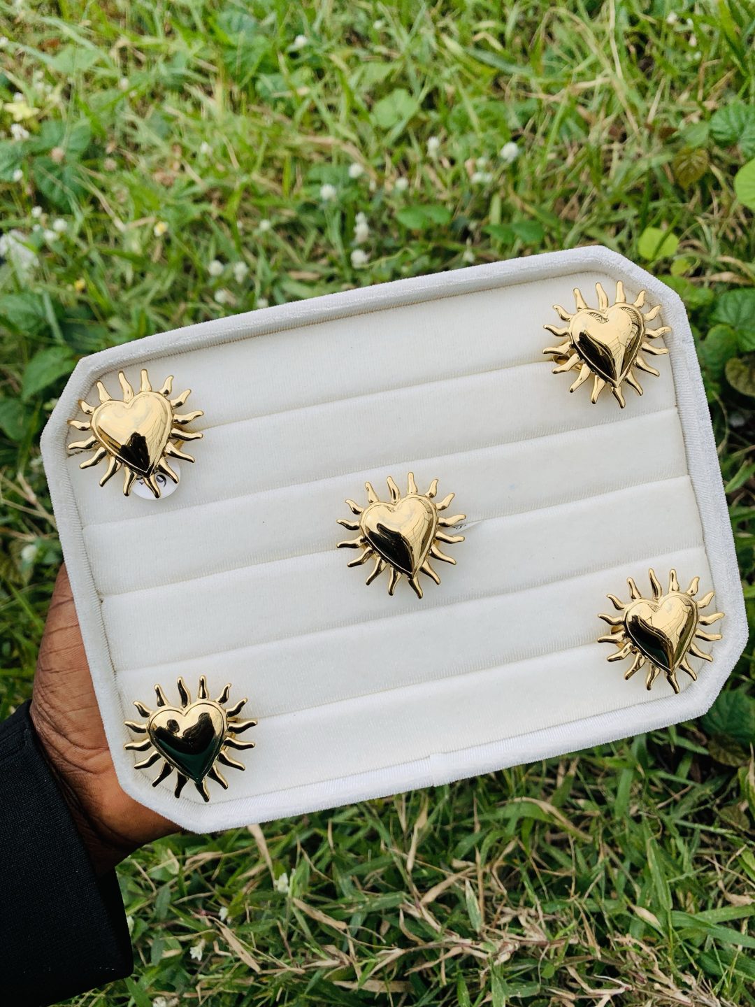 Stainless steel ring size(9) 004