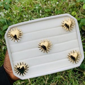 Stainless steel ring size(9) 004