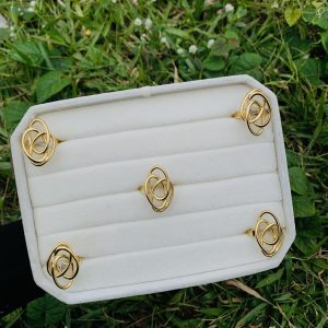 Stainless steel ring size (8) 015