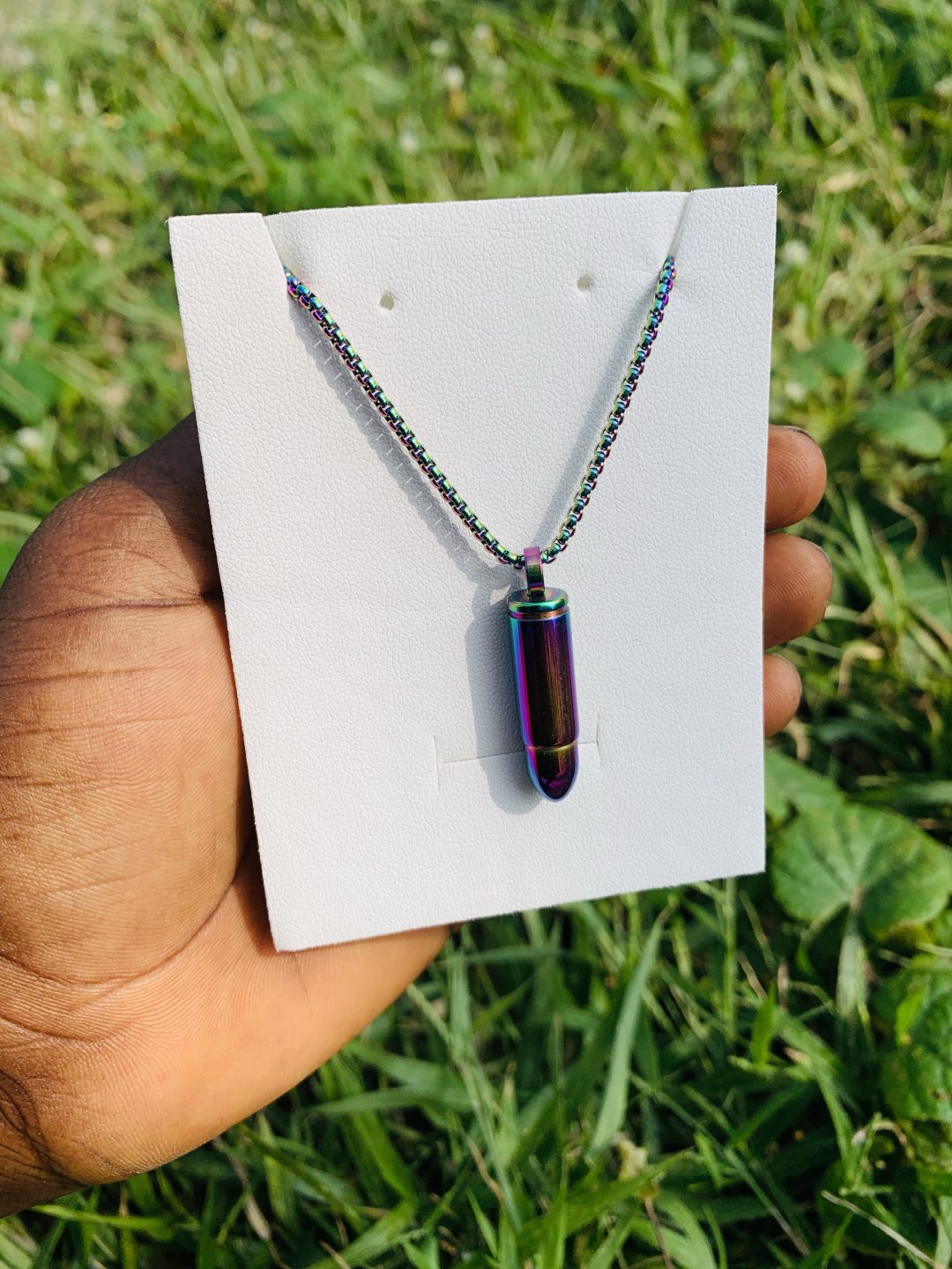 Bullet oleum steel necklace 002 - Image 3