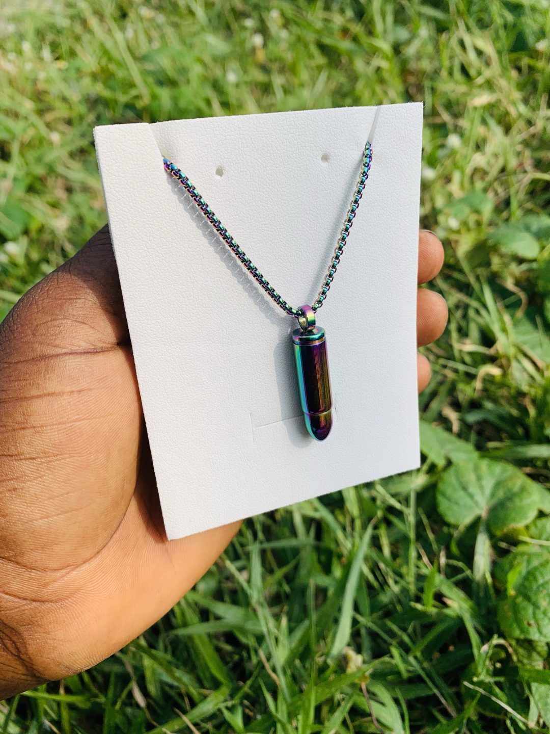 Bullet oleum steel necklace 002 - Image 4