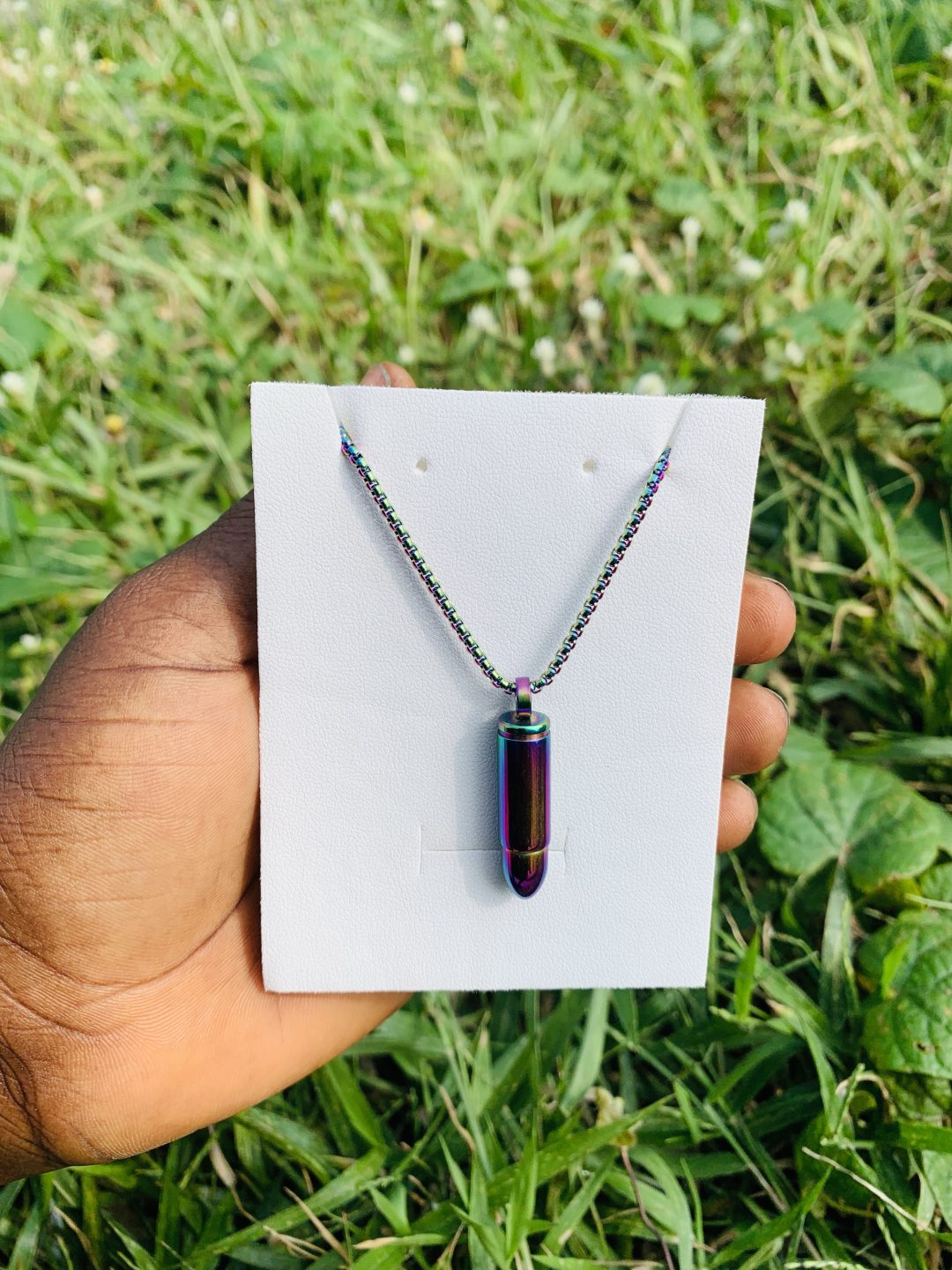 Bullet oleum steel necklace 002 - Image 2