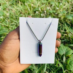 Bullet oleum steel necklace 002