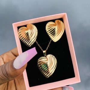 Stainless steel gold set 002