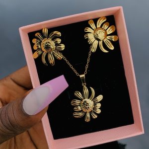 Stainless steel gold set 003